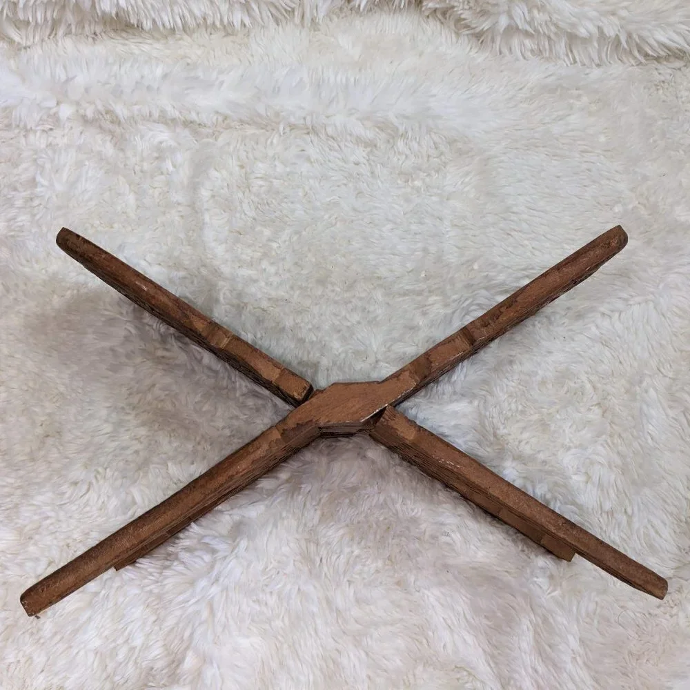 Carved Wooden Rehal Book Stand